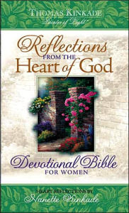 NKJV Reflections from the Heart of God Devotional Bible for Women B/L Burg - Nelson